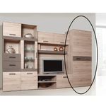 Casa si Gradina - Mobilier - Seturi de mobilier - Seturi living - Ansamblu living, stejar san marino/latte extra lucios HG, ASSOR - Infinity.ro