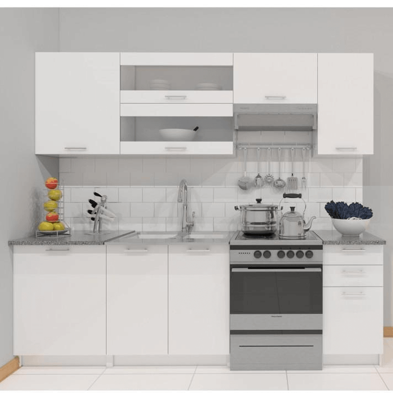 Casa si Gradina - Mobilier - Dulapuri si sifoniere - Dulapuri - Dulap pentru produse alimentare, alb, deschidere dreapta, FABIANA S60/210 - Infinity.ro