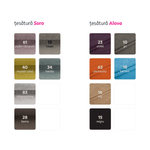 Casa si Gradina - Mobilier - Scaune si fotolii - Fotolii - Fotoliu cu taburet, material textil in stilul patchwork M1, ASTRID - Infinity.ro