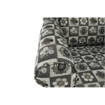 Casa si Gradina - Mobilier - Scaune si fotolii - Fotolii - Fotoliu cu taburet, material textil in stilul patchwork N1, ASTRID - Infinity.ro