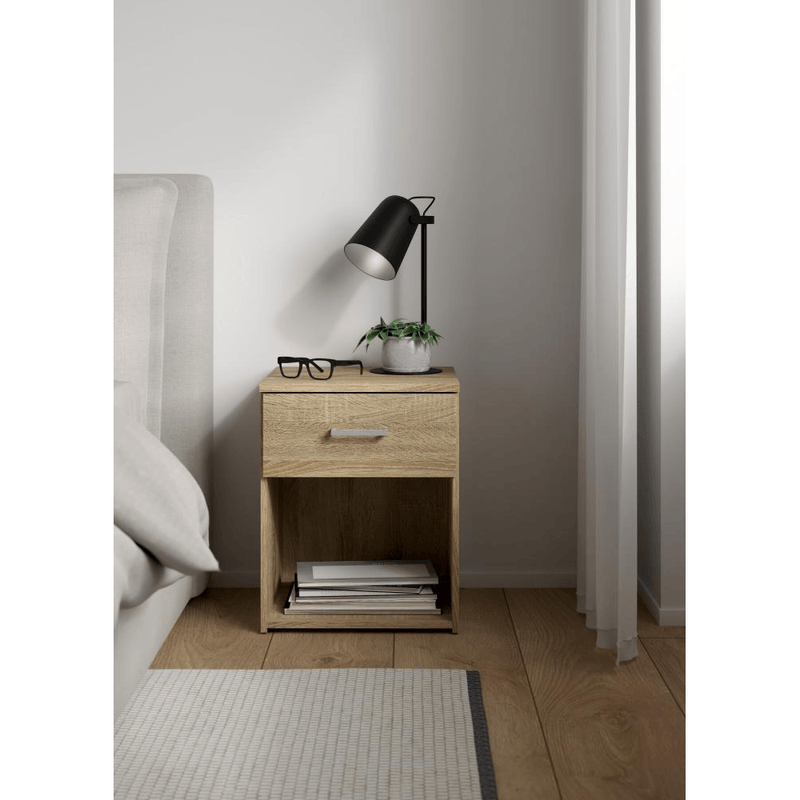 Casa si Gradina - Mobilier - Comode si corpuri - Noptiere - Noptiera, stejar sonoma, GARBO - Infinity.ro