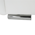 Casa si Gradina - Mobilier - Canapele si coltare - Canapele - Canapea, piele ecologica alba+gri/material textil gri, KARDYN - Infinity.ro