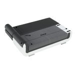 Casa si Gradina - Mobilier - Canapele si coltare - Canapele - Canapea, piele ecologica alba+gri/material textil gri, KARDYN - Infinity.ro