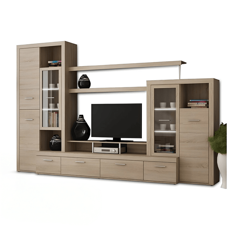 Casa si Gradina - Mobilier - Seturi de mobilier - Seturi living - Mobila de living, stejar sonoma,  ATLANTIS NEW - Infinity.ro