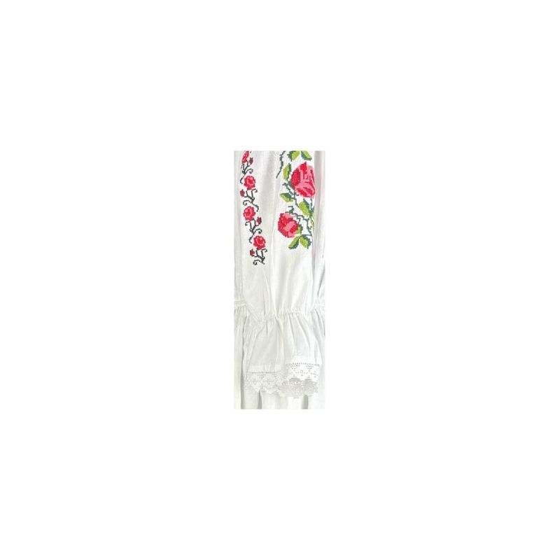 Fashion, accesorii si bijuterii - Femei - Imbracaminte femei - Rochii femei - Rochie dama casual RL25 alb/roz , marimea 3XL - Infinity.ro