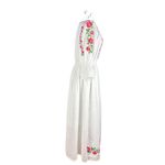 Fashion, accesorii si bijuterii - Femei - Imbracaminte femei - Rochii femei - Rochie dama casual RL25 alb/roz , marimea 2XL - Infinity.ro