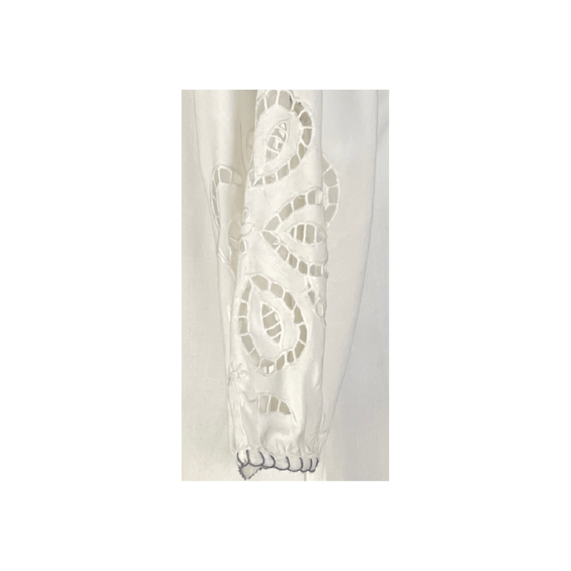 Fashion, accesorii si bijuterii - Femei - Imbracaminte femei - Rochii femei - Rochie traditionala dama R24, alb/mov , marimea S - Infinity.ro
