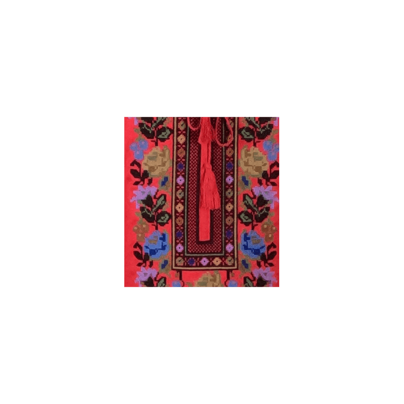 Fashion, accesorii si bijuterii - Femei - Imbracaminte femei - Rochii femei - Rochie traditionala R24, rosu , marimea XL - Infinity.ro