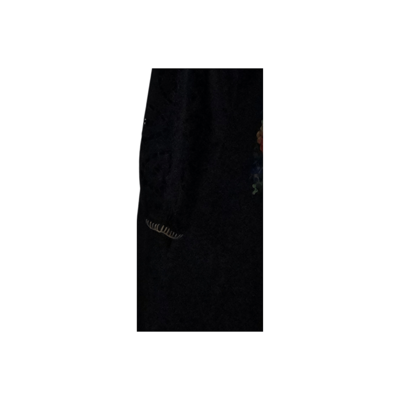Fashion, accesorii si bijuterii - Femei - Imbracaminte femei - Rochii femei - Rochie traditionala R24, negru/albastru , marimea XL - Infinity.ro