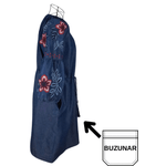 Fashion, accesorii si bijuterii - Femei - Imbracaminte femei - Rochii femei - Rochie traditionala dama R, albastru/rosu , marimea S - Infinity.ro