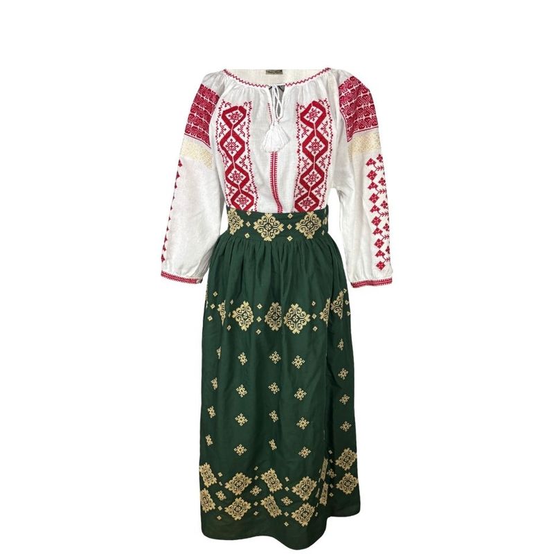 Fashion, accesorii si bijuterii - Femei - Imbracaminte femei - Fuste femei - Fusta dama A26 verde , marime XL - Infinity.ro