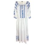Fashion, accesorii si bijuterii - Femei - Imbracaminte femei - Rochii femei - Rochie dama S25 alb/albastru , marimea L - Infinity.ro