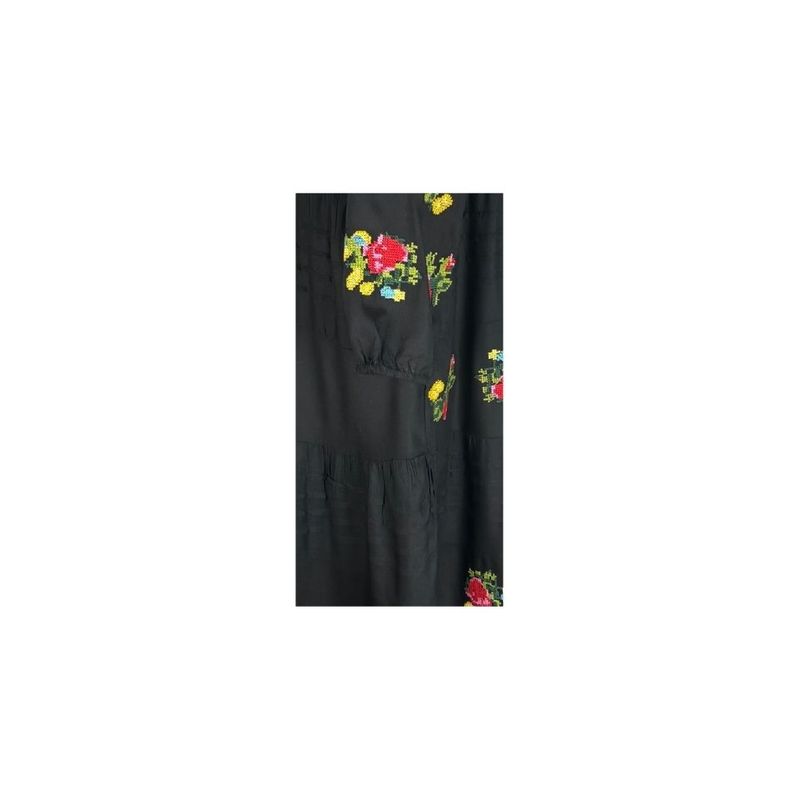 Fashion, accesorii si bijuterii - Femei - Imbracaminte femei - Rochii femei - Rochie dama S25 negru/galben , marimea 3XL - Infinity.ro