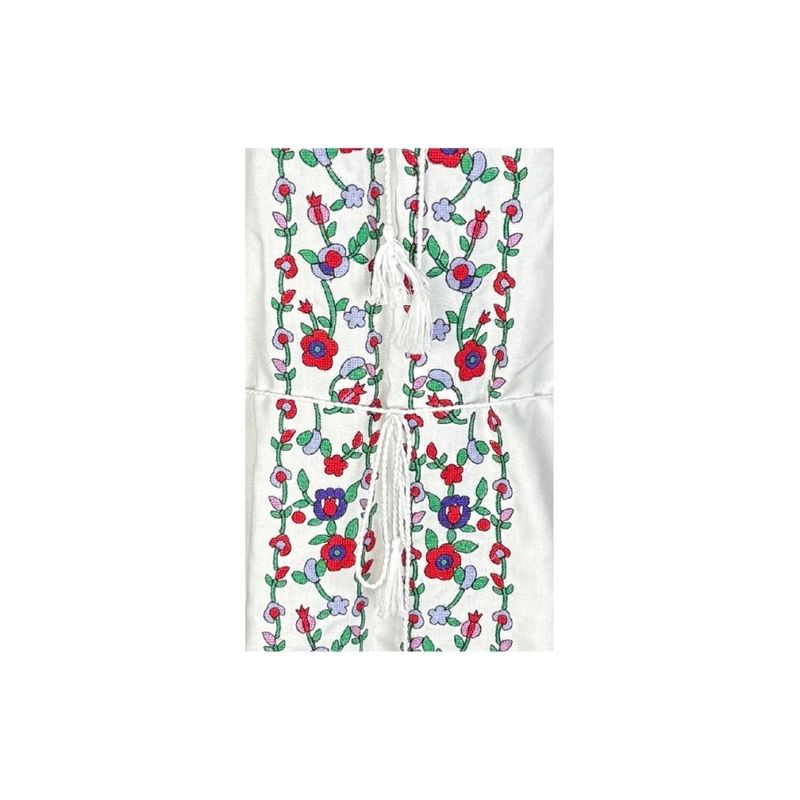 Fashion, accesorii si bijuterii - Femei - Imbracaminte femei - Rochii femei - Rochie dama S25 alb/mov , marimea XL - Infinity.ro