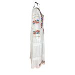 Fashion, accesorii si bijuterii - Femei - Imbracaminte femei - Rochii femei - Rochie dama S25 alb/verde , marimea XL - Infinity.ro