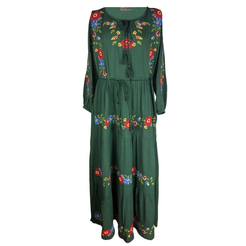 Fashion, accesorii si bijuterii - Femei - Imbracaminte femei - Rochii femei - Rochie dama S25 verde , marimea XL - Infinity.ro