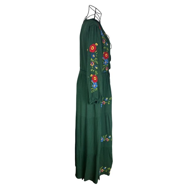 Fashion, accesorii si bijuterii - Femei - Imbracaminte femei - Rochii femei - Rochie dama S25 verde , marimea XL - Infinity.ro