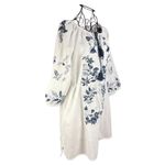 Fashion, accesorii si bijuterii - Femei - Imbracaminte femei - Rochii femei - Rochie traditionala dama R25 alb/albastru , marimea M - Infinity.ro