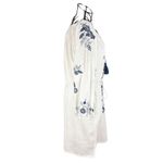Fashion, accesorii si bijuterii - Femei - Imbracaminte femei - Rochii femei - Rochie traditionala dama R25 alb/albastru , marimea M - Infinity.ro