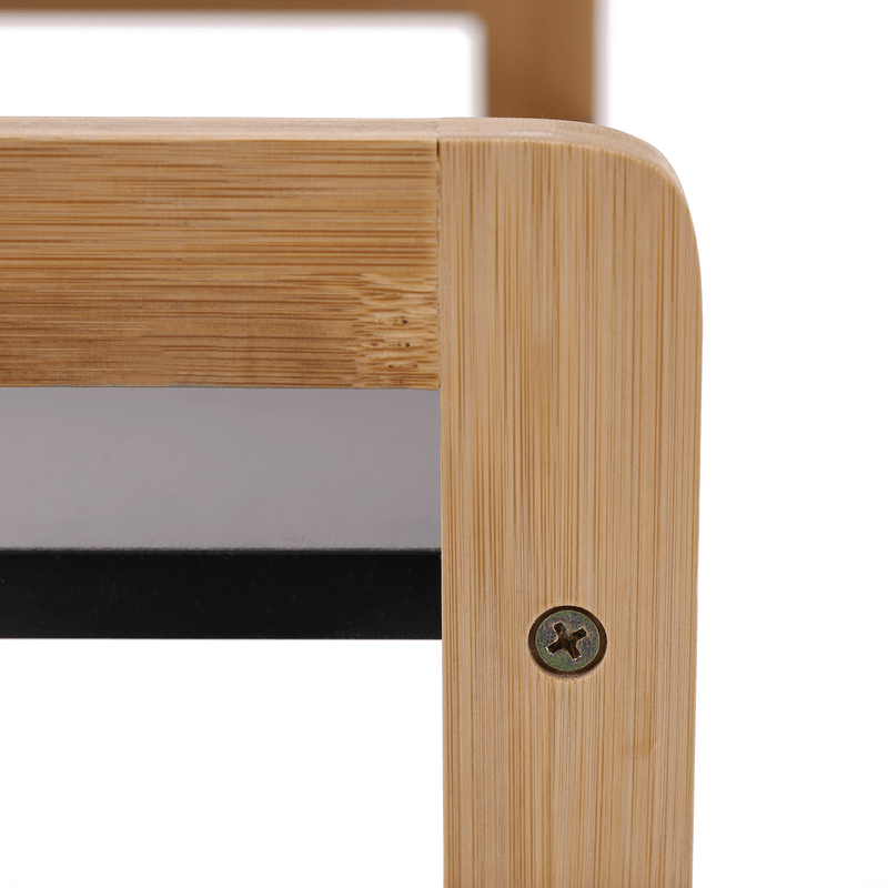 Casa si Gradina - Mobilier - Biblioteci si rafturi - Rafturi - Etajera cu 4 rafturi, natural / negru, NAOKO - Infinity.ro