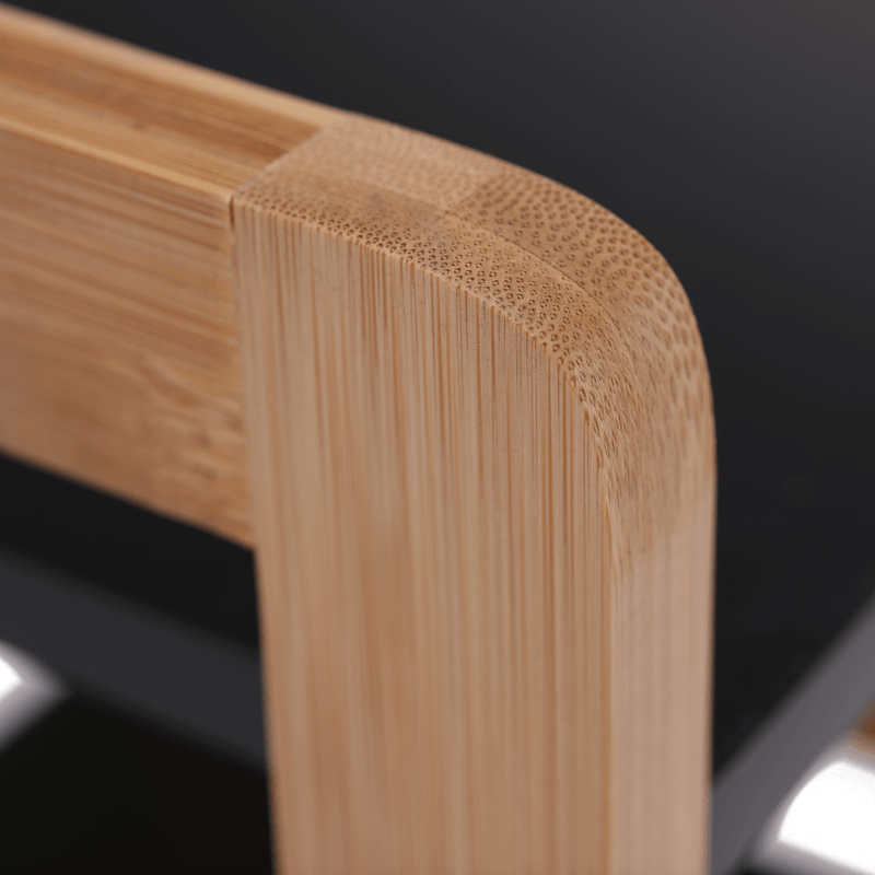 Casa si Gradina - Mobilier - Biblioteci si rafturi - Rafturi - Etajera cu 4 rafturi, natural / negru, NAOKO - Infinity.ro