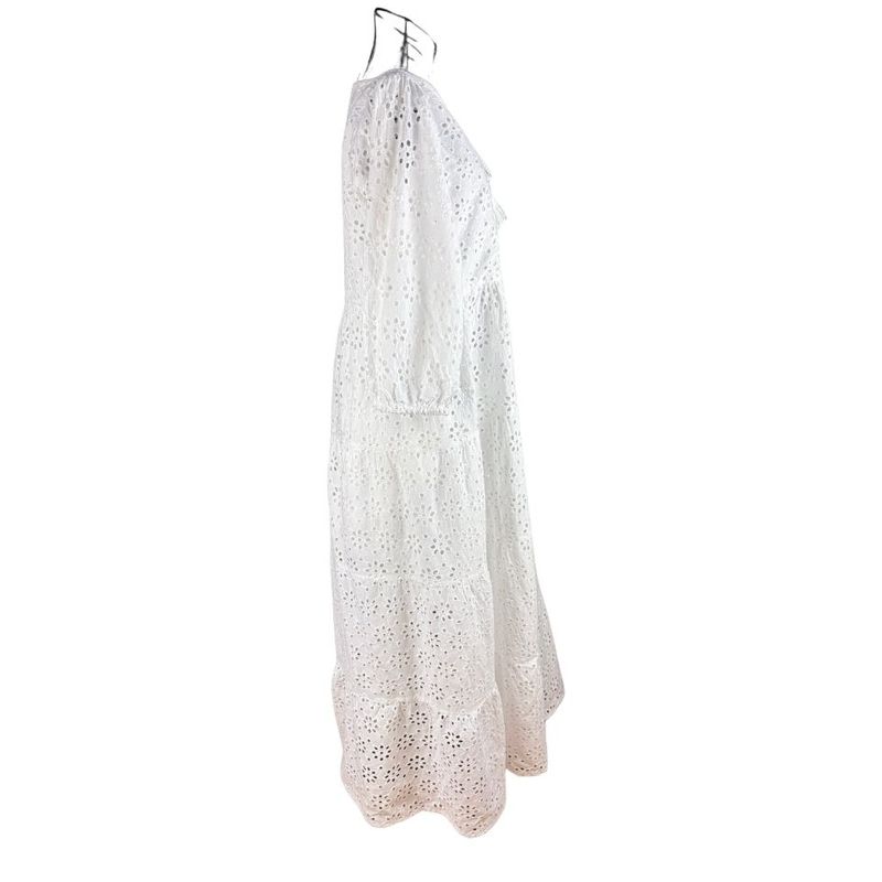 Fashion, accesorii si bijuterii - Femei - Imbracaminte femei - Rochii femei - Rochie traditionala dama R25 alb crystal , marimea S - Infinity.ro