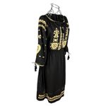Fashion, accesorii si bijuterii - Femei - Imbracaminte femei - Rochii femei - Rochie traditionala dama RL25 negru/bej , marimea 3XL - Infinity.ro