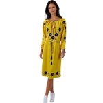 Fashion, accesorii si bijuterii - Femei - Imbracaminte femei - Rochii femei - Rochie dama casual RDF, galben , marimea XL - Infinity.ro