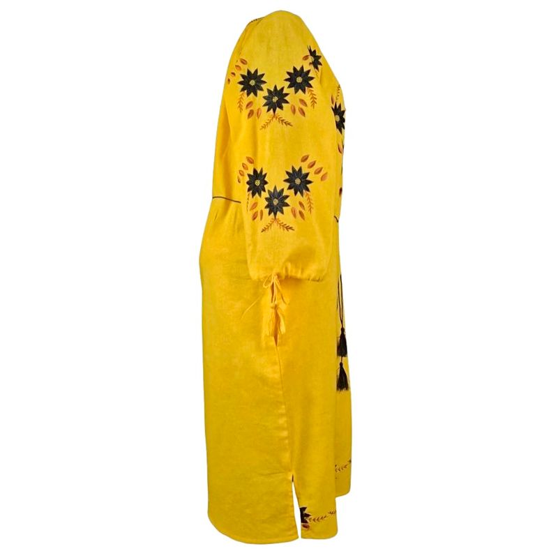 Fashion, accesorii si bijuterii - Femei - Imbracaminte femei - Rochii femei - Rochie dama casual RDF, galben , marimea XL - Infinity.ro