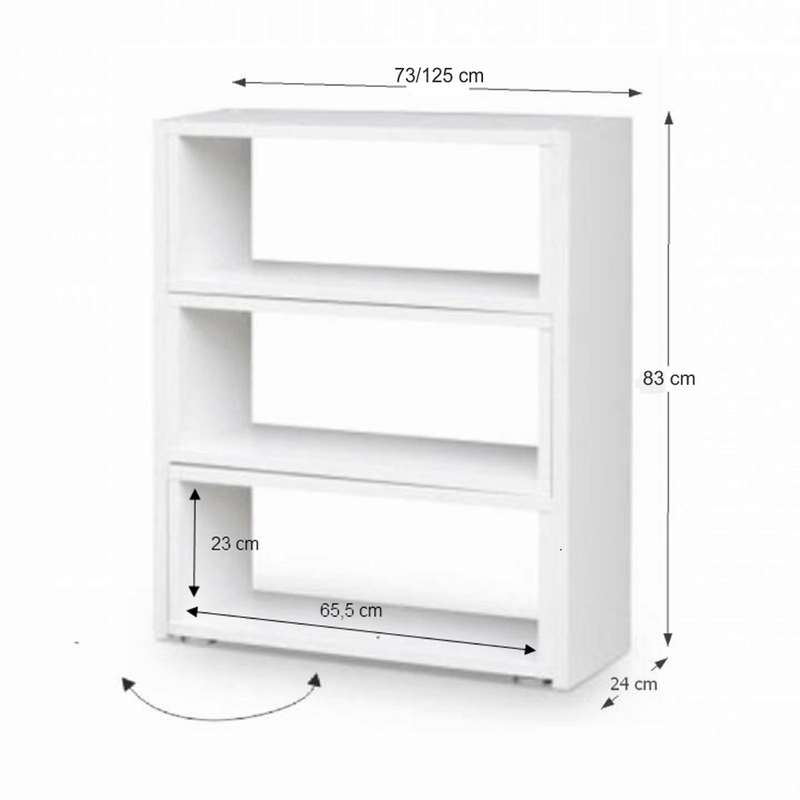 Casa si Gradina - Mobilier - Biblioteci si rafturi - Etajere - Etajera, alba, KLOE III - Infinity.ro