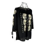 Fashion, accesorii si bijuterii - Femei - Imbracaminte femei - Camasi si bluze femei - Bluza dama tip ie 257 negru/bej , marimea 5XL - Infinity.ro