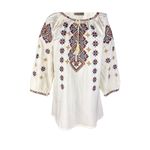 Fashion, accesorii si bijuterii - Femei - Imbracaminte femei - Camasi si bluze femei - Bluza dama tip ie 257 bej/maro marimea S - Infinity.ro