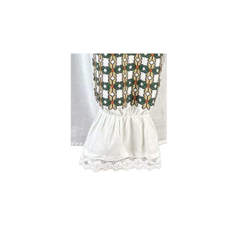 Fashion, accesorii si bijuterii - Femei - Imbracaminte femei - Camasi si bluze femei - Bluza dama tip ie I26 alb/portocaliu , marimea 3XL - Infinity.ro