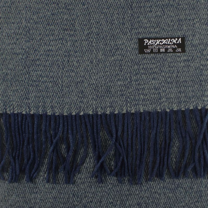 Fashion, accesorii si bijuterii - Barbati - Accesorii barbati - Esarfe si fulare barbati - Esarfa barbati, din lana, pashmina, 31x170 cm, Buticcochet, Bleumarin - ES3200 - Infinity.ro
