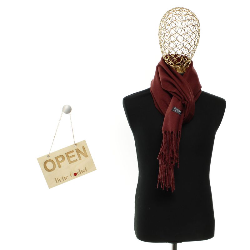 Fashion, accesorii si bijuterii - Barbati - Accesorii barbati - Esarfe si fulare barbati - Esarfa barbati, din lana, pashmina, 31x170 cm, model uni, Buticcochet, Brodo - ES3169 - Infinity.ro
