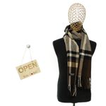 Fashion, accesorii si bijuterii - Barbati - Accesorii barbati - Esarfe si fulare barbati - Esarfa barbati, din lana, pashmina, 31x170 cm, model carouri, Buticcochet, Multicolor - ES3174 - Infinity.ro