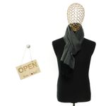 Fashion, accesorii si bijuterii - Barbati - Accesorii barbati - Esarfe si fulare barbati - Esarfa barbati, din lana, pashmina, 31x170 cm, Buticcochet, Gri - ES3203 - Infinity.ro