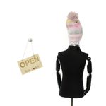 Fashion, accesorii si bijuterii - Copii - Accesorii copii - Caciuli si palarii copii - Fes pentru copii, Buticcochet, din viscoza si sintetic, model cu inimioare, Multicolor - FES374 - Infinity.ro