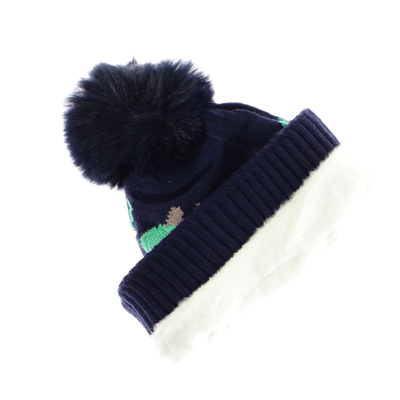 Fashion, accesorii si bijuterii - Copii - Accesorii copii - Caciuli si palarii copii - Set caciula si fular, pentru copii, Buticcochet, din viscoza si sintetic, model cu dinozauri, Bleumarin - SETF308 - Infinity.ro