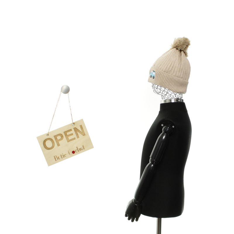 Fashion, accesorii si bijuterii - Copii - Accesorii copii - Caciuli si palarii copii - Fes pentru copii, Buticcochet, din viscoza si sintetic, model cu masinute, Bej - FES367 - Infinity.ro
