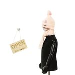 Fashion, accesorii si bijuterii - Copii - Accesorii copii - Caciuli si palarii copii - Set caciula si fular, pentru copii, Buticcochet, din viscoza si sintetic, model cu unicorn, Roz - SETF315 - Infinity.ro