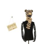Fashion, accesorii si bijuterii - Copii - Accesorii copii - Caciuli si palarii copii - Set caciula si fular, pentru copii, Buticcochet, din viscoza si sintetic, model cu ursulet, Maro - SETF271 - Infinity.ro
