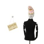 Fashion, accesorii si bijuterii - Copii - Accesorii copii - Caciuli si palarii copii - Fes pentru copii, Buticcochet, din viscoza si sintetic, model cu inimioare, Multicolor - FES377 - Infinity.ro