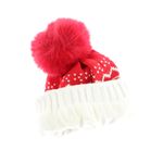 Fashion, accesorii si bijuterii - Copii - Accesorii copii - Caciuli si palarii copii - Set caciula si fular, pentru copii, Buticcochet, din viscoza si sintetic, model cu fulgi de nea, Rosu - SETF304 - Infinity.ro