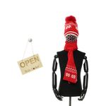 Fashion, accesorii si bijuterii - Copii - Accesorii copii - Caciuli si palarii copii - Set caciula si fular, pentru copii, Buticcochet, din viscoza si sintetic, model cu fulgi de nea, Rosu - SETF304 - Infinity.ro