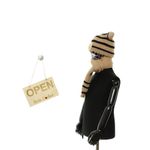 Fashion, accesorii si bijuterii - Copii - Accesorii copii - Caciuli si palarii copii - Set caciula si fular, pentru copii, Buticcochet, din viscoza si sintetic, model cu ursulet, Maro - SETF271 - Infinity.ro