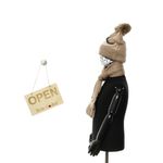 Fashion, accesorii si bijuterii - Copii - Accesorii copii - Caciuli si palarii copii - Set caciula si fular, pentru copii, Buticcochet, din viscoza si sintetic, model cu dinozauri, Maro - SETF312 - Infinity.ro