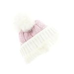 Fashion, accesorii si bijuterii - Copii - Accesorii copii - Caciuli si palarii copii - Set caciula si fular, pentru copii, Buticcochet, din viscoza si sintetic, model cu fulgi de nea, Lila - SETF303 - Infinity.ro