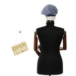 Fashion, accesorii si bijuterii - Femei - Accesorii femei - Caciuli si palarii femei - Bereta de dama, Buticcochet, din acril si vascoza, model uni, one size, Albastru - BSC759 - Infinity.ro
