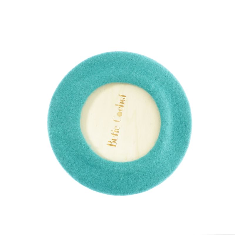 Fashion, accesorii si bijuterii - Femei - Accesorii femei - Caciuli si palarii femei - Bereta de dama, Buticcochet, din lana, one size, Turcoaz - BSC720 - Infinity.ro